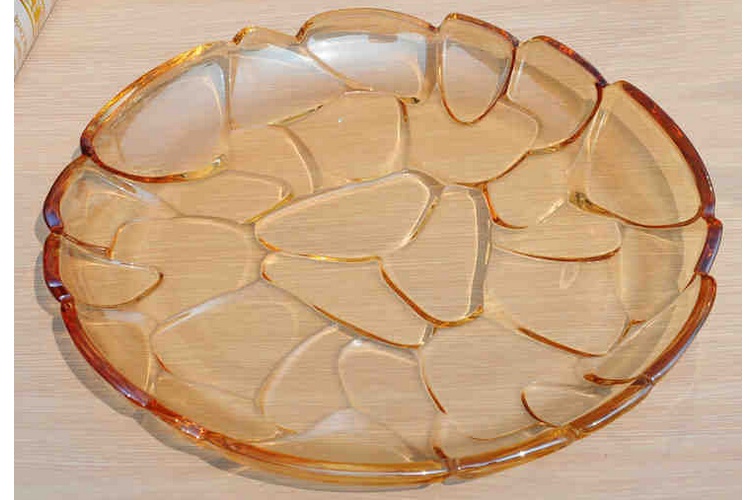 歐式玻璃水果盤果盆乾果盤餐廳果盤