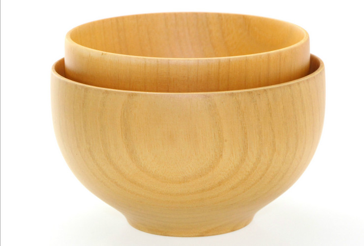 Wooden Bowl Original Wood Color