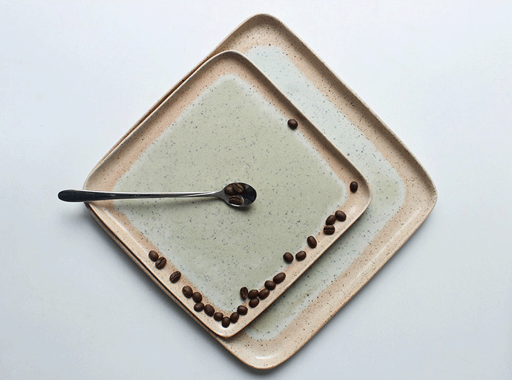 色釉簡約陶瓷餐具創意冰裂紋釉雙色餐廳湯麵飯碗盤子