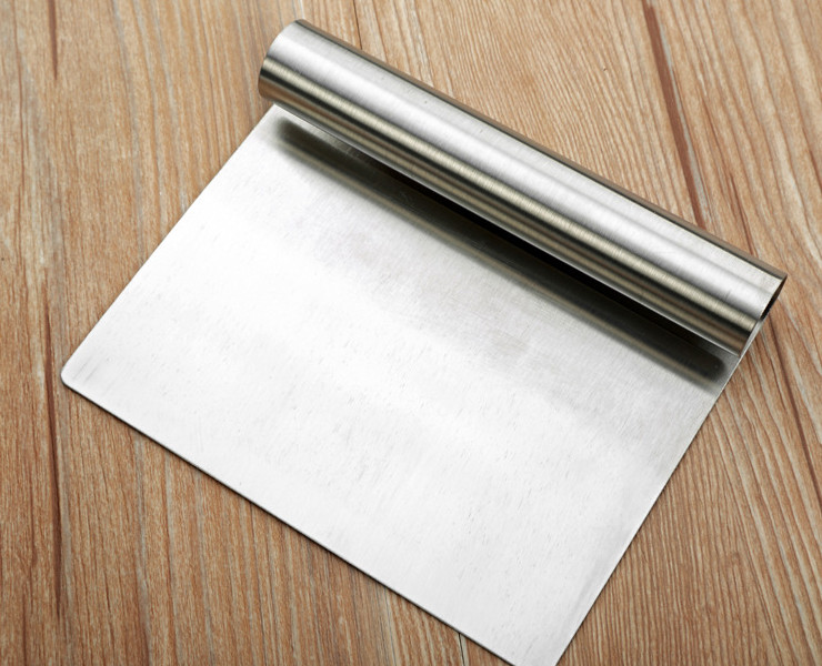 不銹鋼切面刀 烘焙工具麵團切 帶刻度麵粉刮板刀 手工香皂工具刀