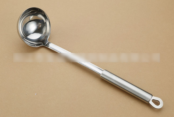 Stainless Steel Heavy Flat Series Hotpot Spoon Soup Spoon