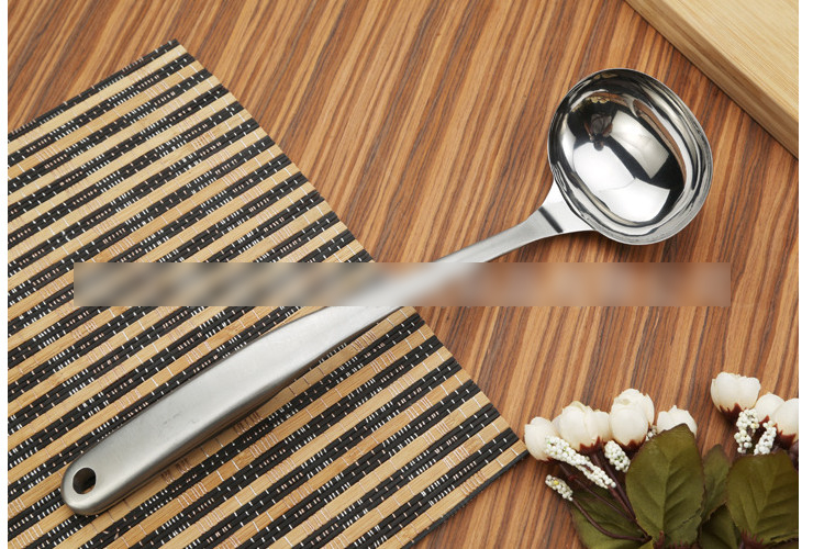 Stainless Steel Big Hollow-handle Series Soup Spoon One-body Anti-scald Handle Hotpot Spoon