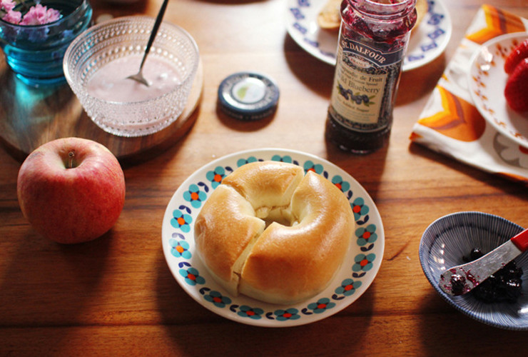 7寸出口 北歐田園風高骨瓷麵包蛋糕點盤圓形小菜盤乾果碟子西餐盤