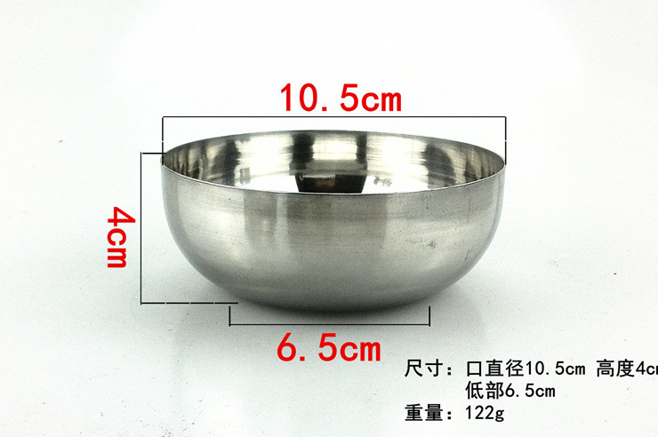 不銹鋼韓式蓋碗 韓國料理碗 飯碗 帶蓋碗