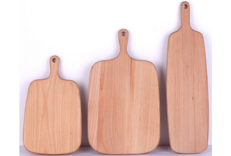 日式创意榉木制 长板方板砧板 面包板 实木菜板