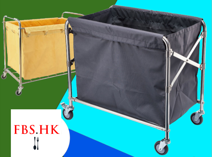 Folding Linen Car Square Cleaning Service Car Stainless Steel Hotel Hand Push Four Wheel Storage Car Hotel Room (Self Installation)