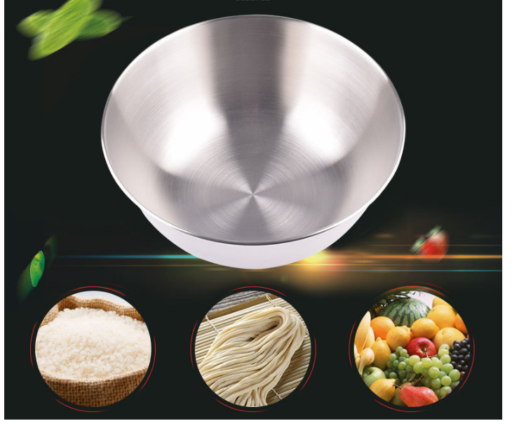 Food Grade 304 Stainless Steel Egg Beater Baking Bowl Salad Bowl Japanese Tableware Exported To Japan