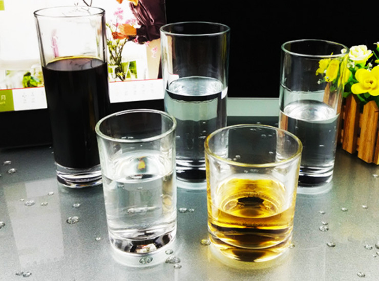 玻璃透明直身杯 家用茶杯 牛奶杯 酒店威士忌酒杯 漱口杯 (請跟箱頭數下單)