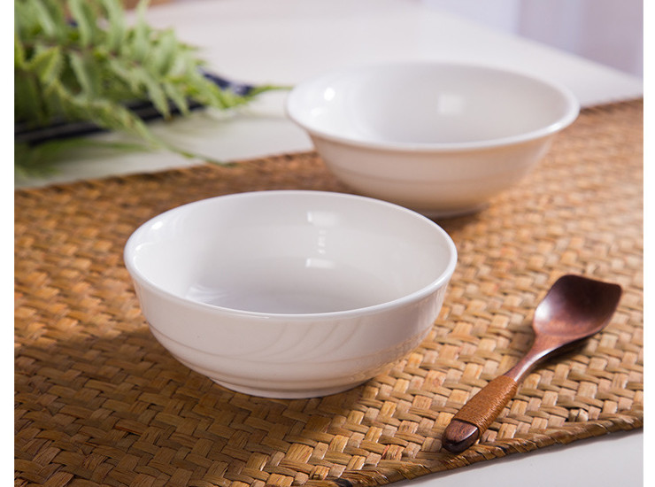 (有樣品) 低骨瓷陶瓷美晨翅碗 法式飯碗 酒店擺台陶瓷碗 燕窩碗