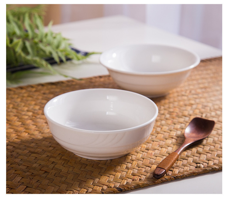 (有樣品) 低骨瓷陶瓷美晨翅碗 法式飯碗 酒店擺台陶瓷碗 燕窩碗