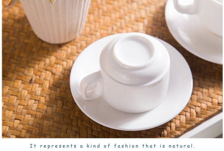 (有樣品) 低骨瓷陶瓷咖啡杯 西餐廳專用骨質瓷咖啡杯 連杯碟