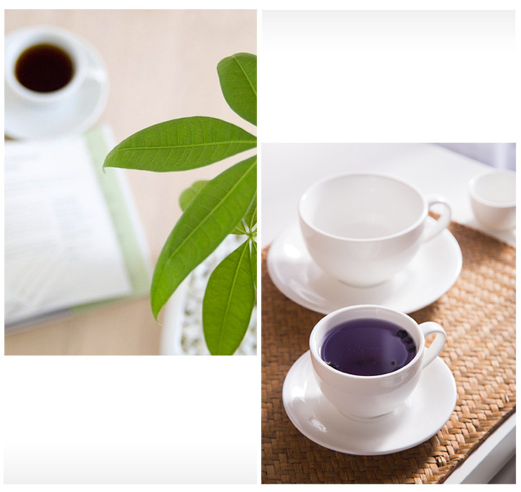 (有樣品) 低骨瓷陶瓷韓式咖啡杯 咖啡廳白胎骨質杯