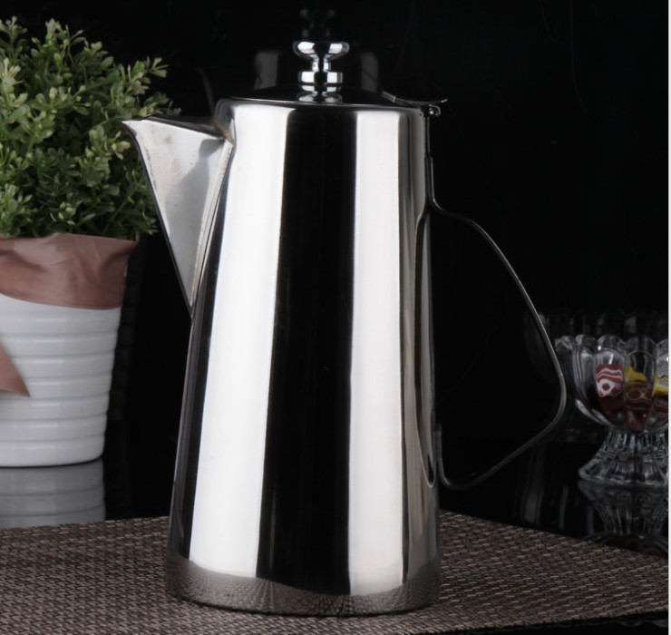 高檔不銹鋼美式泡咖啡茶壺特價嘴 短嘴冷水壺