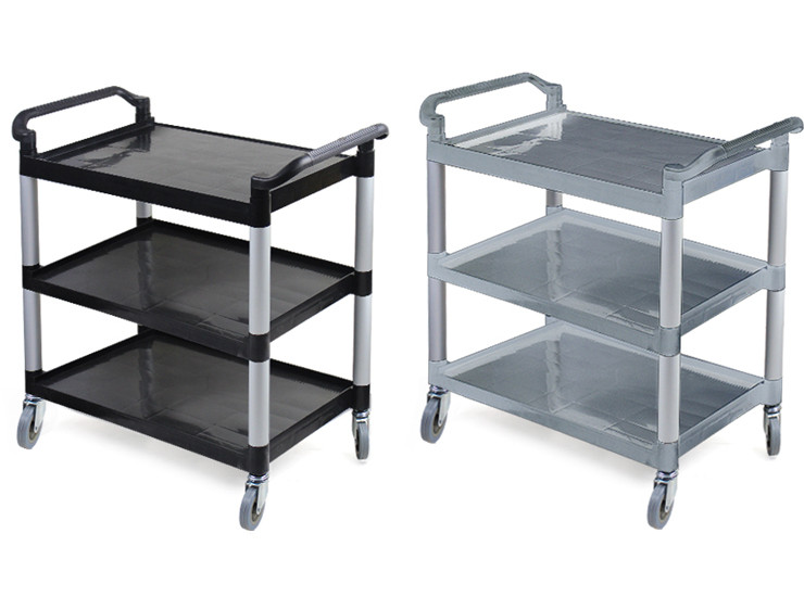 Hotel Restaurant Service Dining Car Dining Multi-Purpose Three-Tier Enhanced Mobile Trolley Large