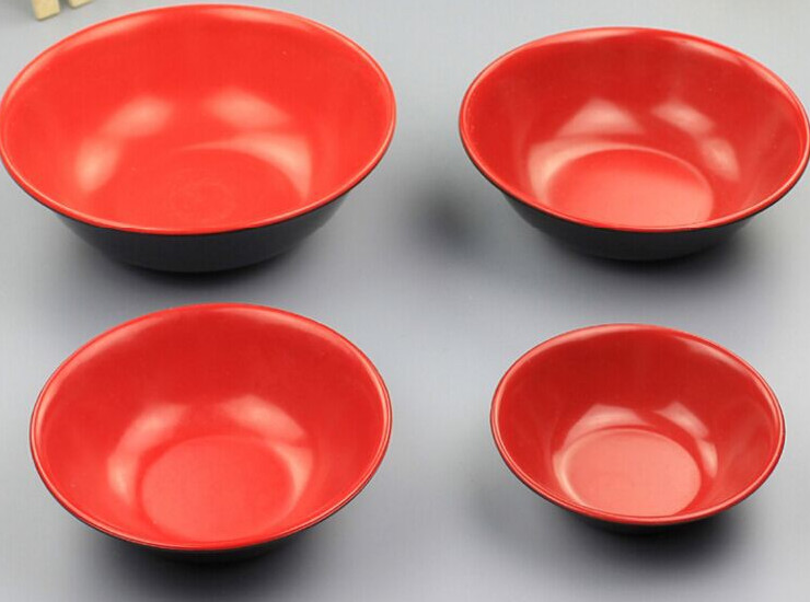 仿瓷/密胺/美耐皿/塑料碗 汤粉碗 面条碗 浅坡碗 小盆 反口碗