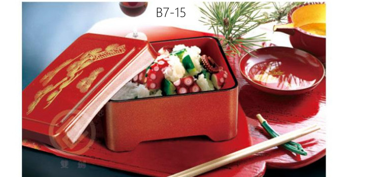 日式高檔精緻商務套餐盒 鰻魚飯盒 送餐盒 易清洗 可重疊 疊加
