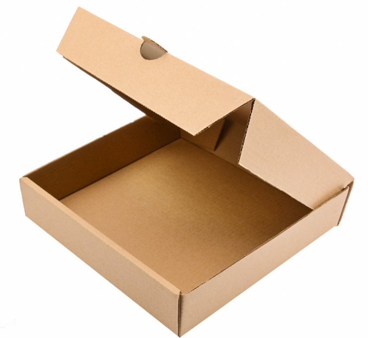 (即取Pizza 紙盒現貨) (箱) 空白牛皮紙外賣 Pizza 紙盒 6/7/8/9/10/12/16寸 披薩盒