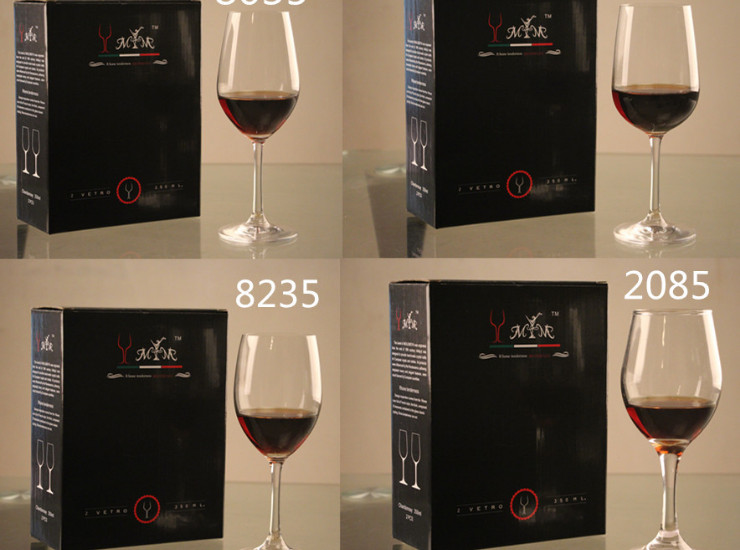 無鉛玻璃水晶紅酒杯 2只禮盒套裝 波爾多杯 酒商贈品 葡萄酒杯