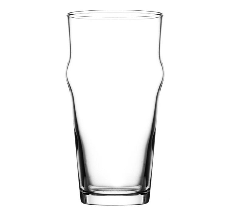 Libbey利比玻璃杯沙冰奶茶杯果汁杯啤酒杯家用透明水杯 品脫杯