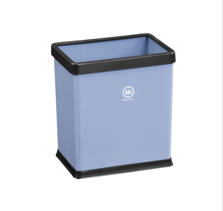 無蓋客廳加厚桶塑料時尚創意衛生間廚房垃圾桶歐式辦公筒