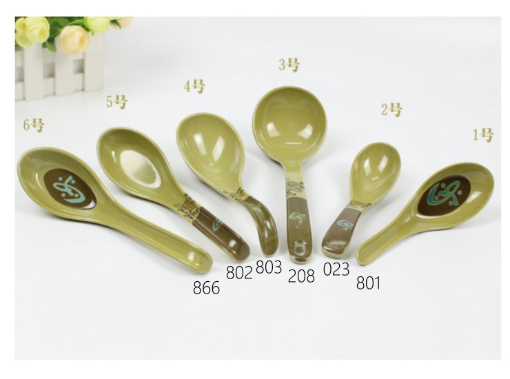 Melamine Melamine Cutlery Cutlery Chinese Style Ruyi Size/Spoon, Big/Small Spoon