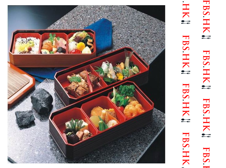 帶蓋多格壽司飯盒碗分隔日式鰻魚盒便當盒商務套餐盒塑料日韓料理