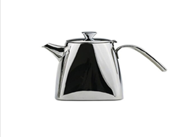 Non-Magnetic Thick Stainless Steel Square Pot With Cover Crane Mouth Household Flower Teapot Kettle Coffee Pot