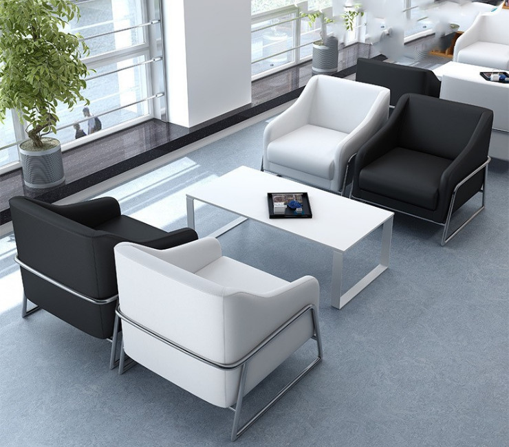 Office Combs Business Reception Meets Modern Simple Office Single Sofa (Shipping & Installation Fee To Be Quoted Separately)