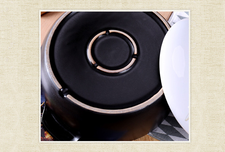 其他廚房陶瓷用品 砂鍋1.2L陶瓷砂鍋燉鍋湯鍋煮粥養生湯煲耐高溫可明火加熱批發