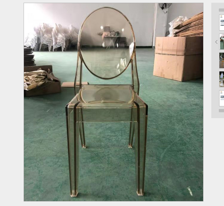 PC亞克力透明竹節椅戶外防水婚禮透明樹脂塑料兒童水晶椅 (運費及安裝費另報)