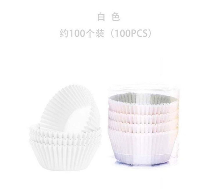 (Box/200Pcs/Box/20000 Pcs) Pvc Tube Baking Utensils Cake Paper Cups Oil-Proof Chocolate Glutinous Rice Cake Paper Holder Xuemei Niang Paper Holder (Door Delivery Included)