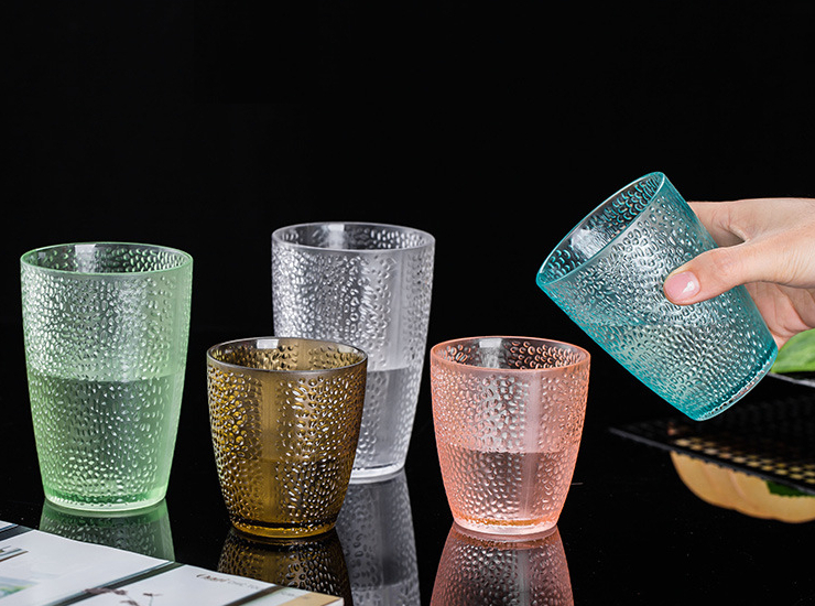 Pc Beads Cup Acrylic Raindrops Cup Colorful Plastic Restaurant Cups Hotel Cups Colors (Multiple Colorsmultiple Sizes)