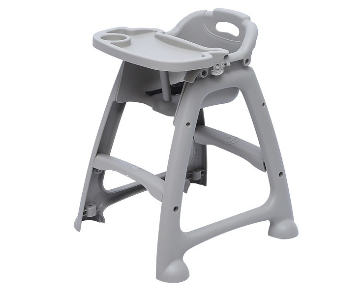 塑料嬰兒餐椅兒童餐椅BB凳靠背椅餐廳多功能寶寶餐椅 (自行安裝) - 關閉視窗 >> 可點按圖像