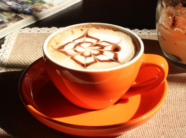 專業歐式色釉陶瓷咖啡卡布杯碟220ml英式下午茶