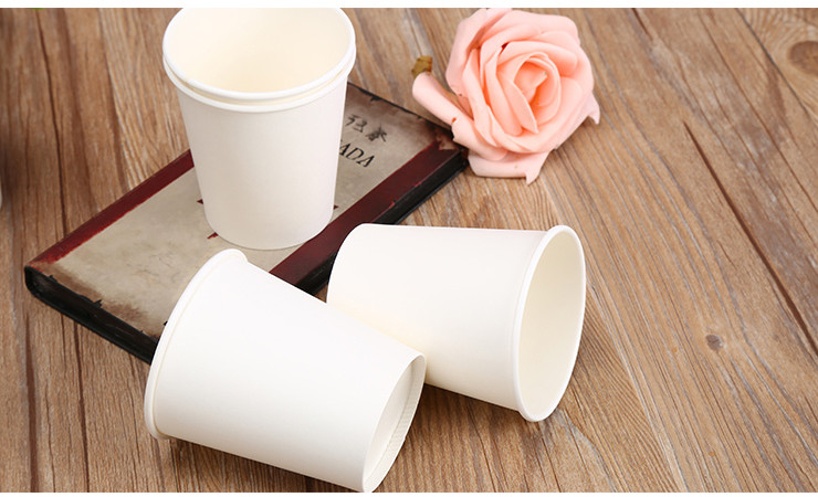 (Ready One-time Disposables Take-away Tableware) (Box/2000 Pcs) 4.5oz/130ml Heat-resistant Disposal White Paper Cup Tasting Cup