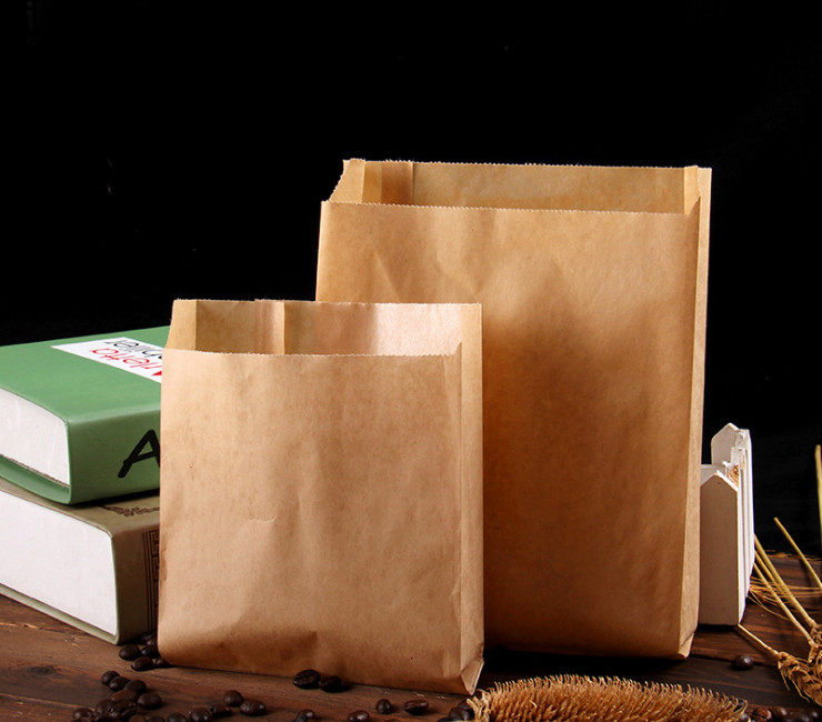 (即取一次性外賣餐具現貨) (箱/500個) 小吃紙袋 防油紙袋 手抓餅紙袋 雞排袋