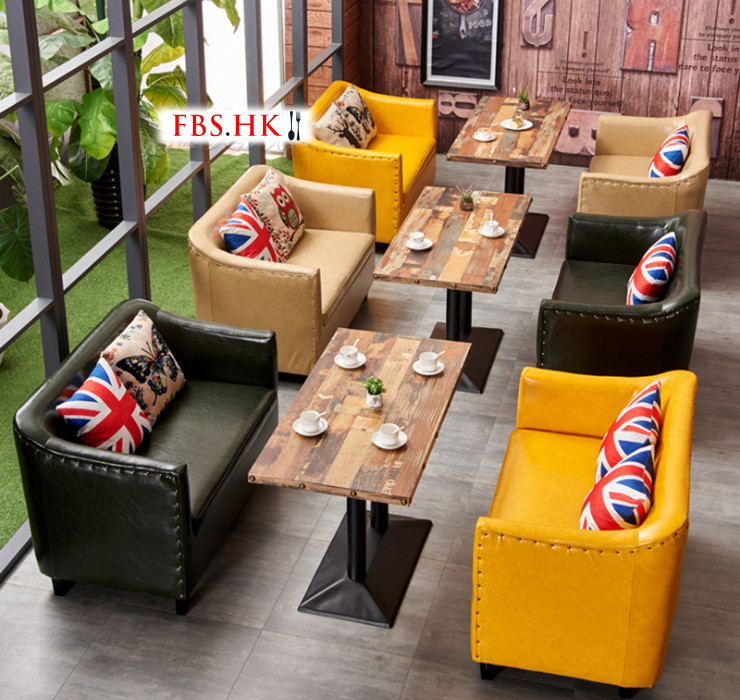 餐廳 咖啡廳沙發茶餐廳沙發桌椅組合奶茶店甜品店靠牆卡座麵包店沙發 (運費另報)
