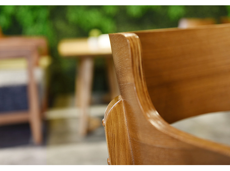 實木圍椅 商務洽談休閒沙發椅 售樓處咖啡廳奶茶店桌椅組合 (運費另報)