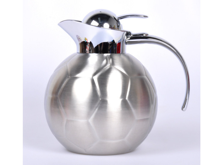 不銹鋼1.2L內膽足球形家用保溫壺保溫瓶水壺暖壺開水瓶熱水瓶大容量