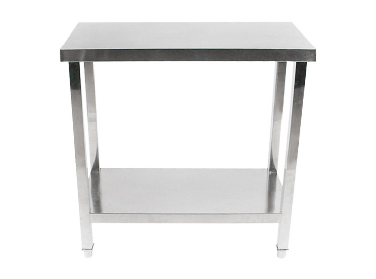 Stainless Steel Double-Layer Console Wholesale Thickened Square Foot Disassembly And Assembly Table Loading Platform (Shipping & Installation to be Quoted Separately)