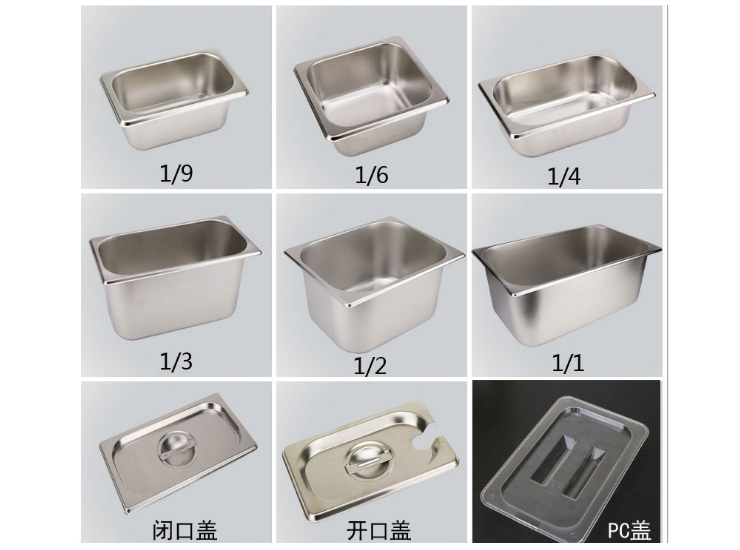 Stainless Steel Plate Square Basin Rectangular Food Bowl With Lid Number Of Servings Box Fractional Basin