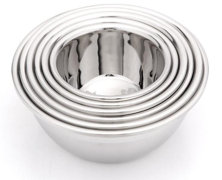 不銹鋼多用盆 加厚加深 和面盆 洗菜盆 歐式物斗 調味缸 打蛋盆