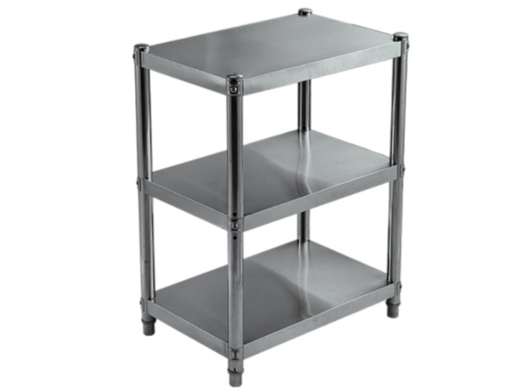 Stainless Steel Shelf Floor-Standing Multi-Layer Kitchen Shelf Microwave Oven Tableware Sorting Storage Rack (Shipping & Installation to be Quoted Separately)