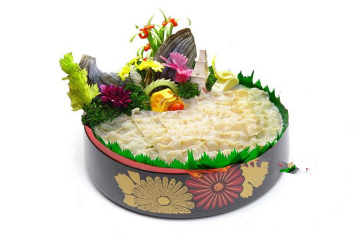 壽司桶刺身盤壽司盆日式菊花壽司桶日式 料理盤餐具三文魚