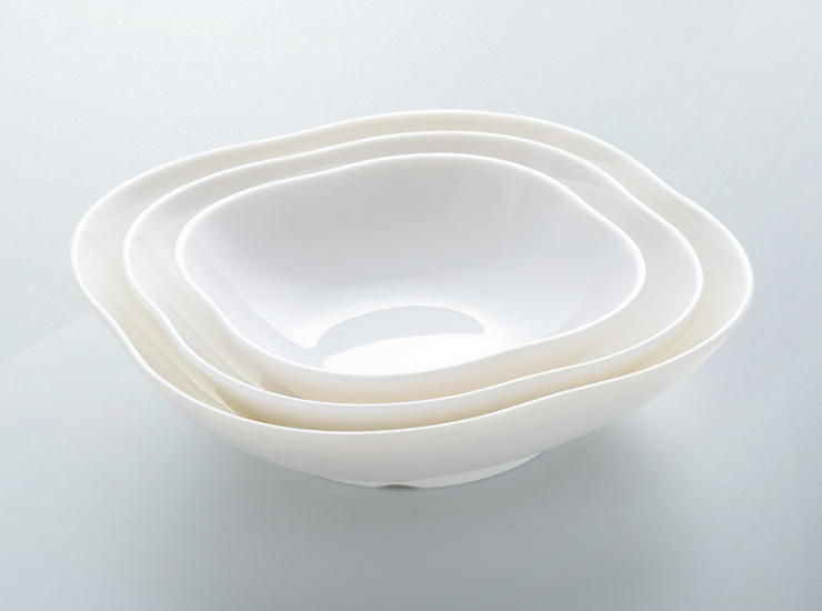 加厚密胺大汤碗酒店餐厅创意大碗汤盆商用A5仿瓷餐具 (多尺寸)
