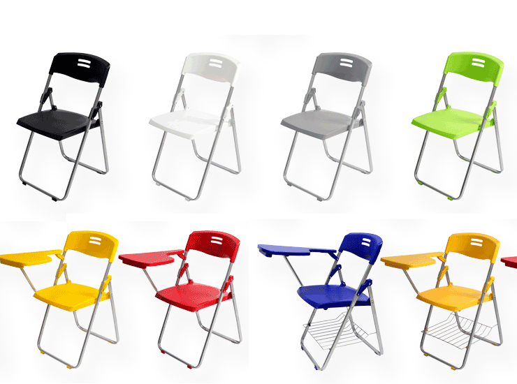 培训椅办公可折叠椅学校会议室椅子塑料户外便携餐椅 (运费另报)